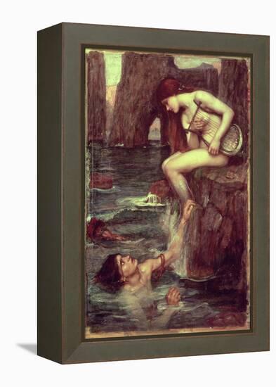 The Siren-John William Waterhouse-Framed Premier Image Canvas