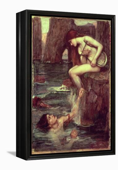 The Siren-John William Waterhouse-Framed Premier Image Canvas