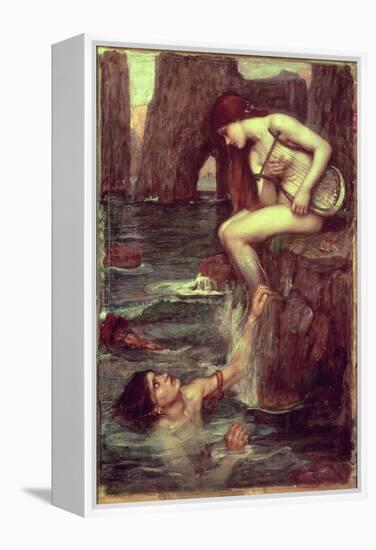 The Siren-John William Waterhouse-Framed Premier Image Canvas