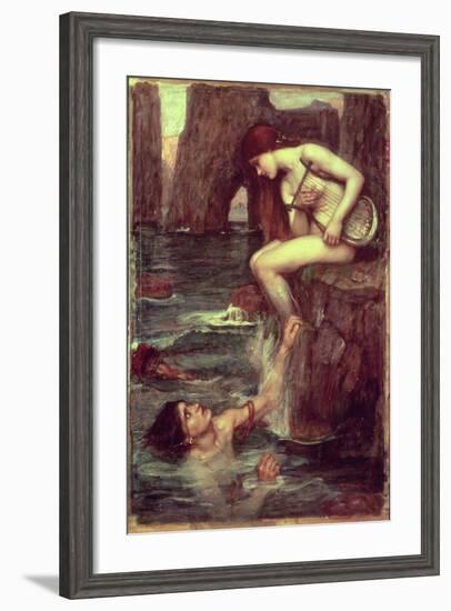 The Siren-John William Waterhouse-Framed Giclee Print