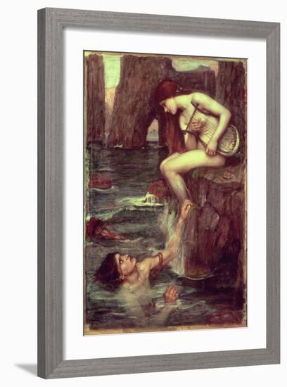 The Siren-John William Waterhouse-Framed Giclee Print