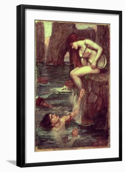 The Siren-John William Waterhouse-Framed Giclee Print