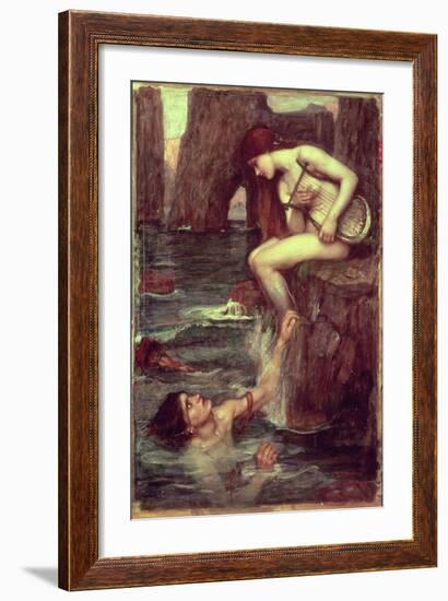 The Siren-John William Waterhouse-Framed Giclee Print