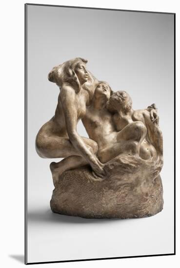 The Sirens, Modeled 1887, Cast before 1917 (Plaster)-Auguste Rodin-Mounted Giclee Print