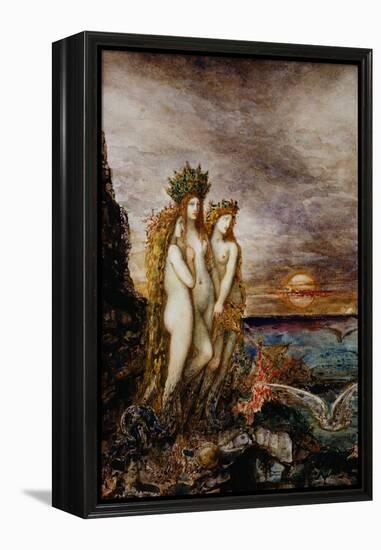 The Sirens-Gustave Moreau-Framed Premier Image Canvas