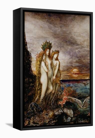 The Sirens-Gustave Moreau-Framed Premier Image Canvas