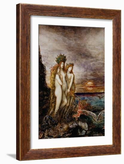 The Sirens-Gustave Moreau-Framed Giclee Print