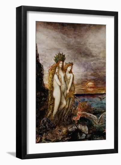 The Sirens-Gustave Moreau-Framed Giclee Print