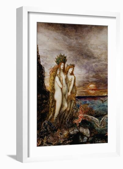 The Sirens-Gustave Moreau-Framed Giclee Print