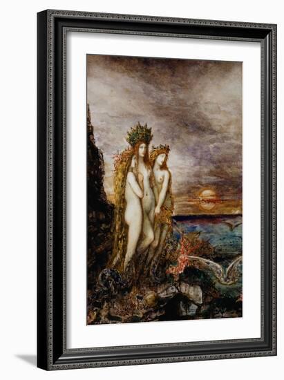 The Sirens-Gustave Moreau-Framed Giclee Print