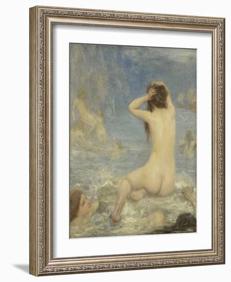 The Sirens-John Macallan Swan-Framed Art Print