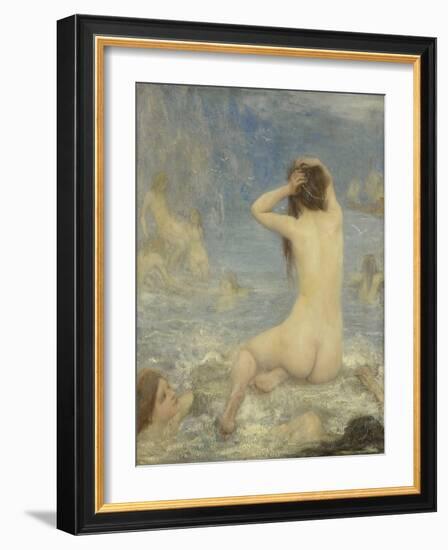 The Sirens-John Macallan Swan-Framed Art Print