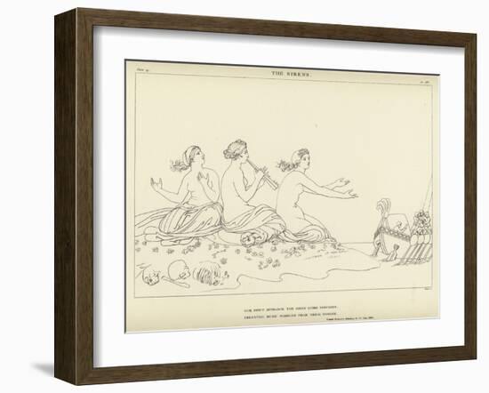 The Sirens-John Flaxman-Framed Giclee Print