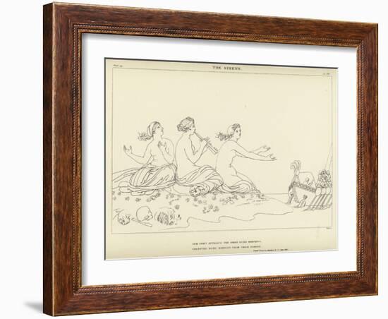 The Sirens-John Flaxman-Framed Giclee Print