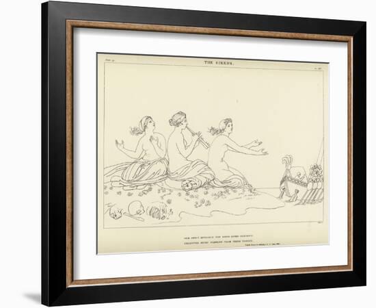 The Sirens-John Flaxman-Framed Giclee Print