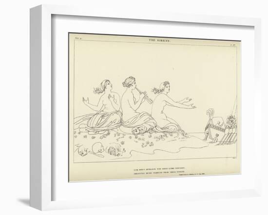 The Sirens-John Flaxman-Framed Giclee Print