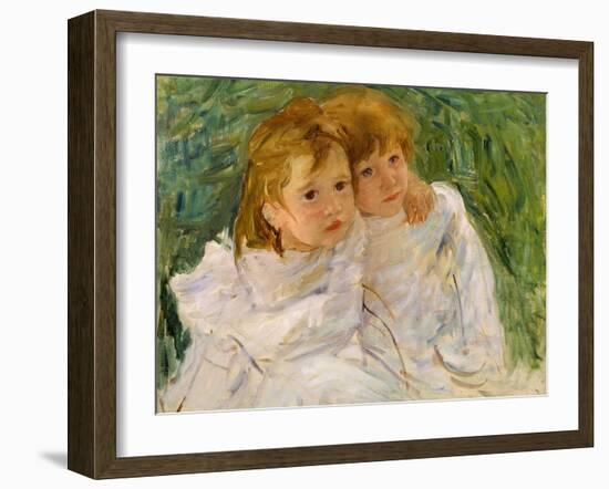 The Sisters, C.1885-Mary Cassatt-Framed Premium Giclee Print