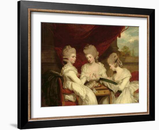 The Sisters Waldegrave-Sir Lawrence Alma-Tadema-Framed Giclee Print