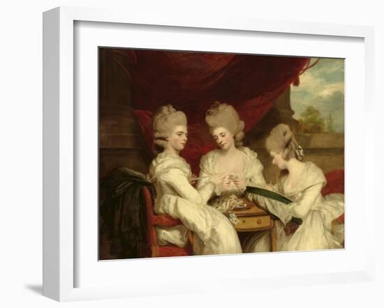 The Sisters Waldegrave-Sir Lawrence Alma-Tadema-Framed Giclee Print