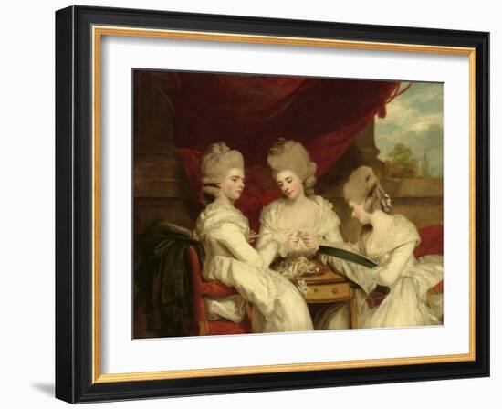 The Sisters Waldegrave-Sir Lawrence Alma-Tadema-Framed Giclee Print