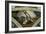 The Sistine Chapel; Ceiling Frescos after Restoration: David and Goliath-Michelangelo Buonarroti-Framed Giclee Print