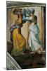The Sistine Chapel; Ceiling Frescos after Restoration, Judith and Holofernes-Michelangelo Buonarroti-Mounted Giclee Print