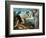 The Sistine Chapel; Ceiling Frescos after Restoration, the Creation of Eve-Michelangelo Buonarroti-Framed Giclee Print