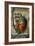 The Sistine Chapel; Ceiling Frescos after Restoration, the Delphic Sibyl-Michelangelo Buonarroti-Framed Giclee Print