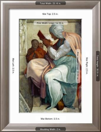 The Sistine Chapel Ceiling Frescos After Restoration The Persian Sybil Giclee Print By Michelangelo Buonarroti Art Com