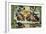 The Sistine Chapel; Ceiling Frescos after Restoration-Michelangelo Buonarroti-Framed Giclee Print