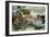 The Sistine Chapel; Ceiling Frescos after Restoration-Michelangelo Buonarroti-Framed Giclee Print