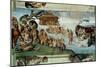 The Sistine Chapel; Ceiling Frescos after Restoration-Michelangelo Buonarroti-Mounted Giclee Print