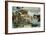 The Sistine Chapel; Ceiling Frescos after Restoration-Michelangelo Buonarroti-Framed Giclee Print