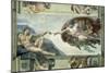 The Sistine Chapel: Creation of Adam, 1510-Michelangelo Buonarroti-Mounted Giclee Print