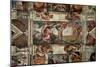 The Sistine Chapel: The Fall-Michelangelo Buonarroti-Mounted Giclee Print