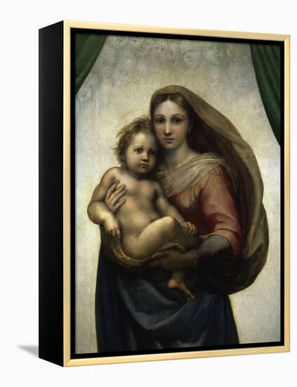 The Sistine Madonna-Raphael-Framed Premier Image Canvas