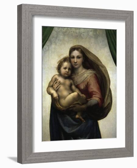 The Sistine Madonna-Raphael-Framed Giclee Print