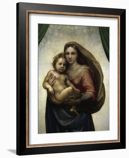 The Sistine Madonna-Raphael-Framed Giclee Print