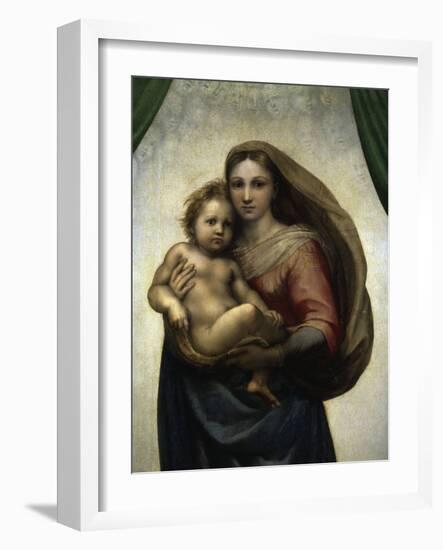 The Sistine Madonna-Raphael-Framed Giclee Print