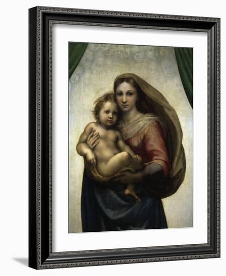 The Sistine Madonna-Raphael-Framed Giclee Print