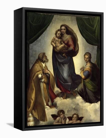 The Sistine Madonna-Raphael-Framed Premier Image Canvas