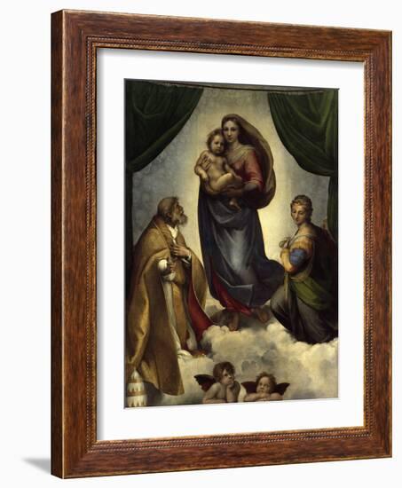 The Sistine Madonna-Raphael-Framed Giclee Print