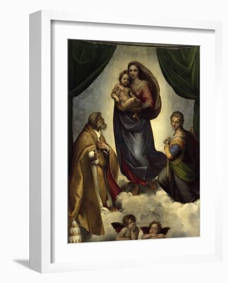 The Sistine Madonna-Raphael-Framed Giclee Print