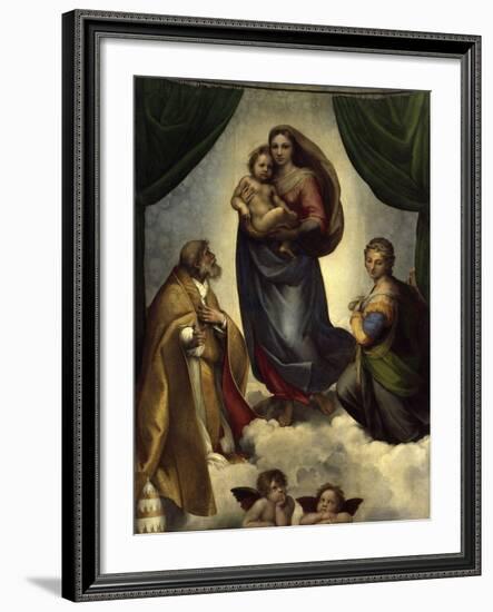 The Sistine Madonna-Raphael-Framed Giclee Print