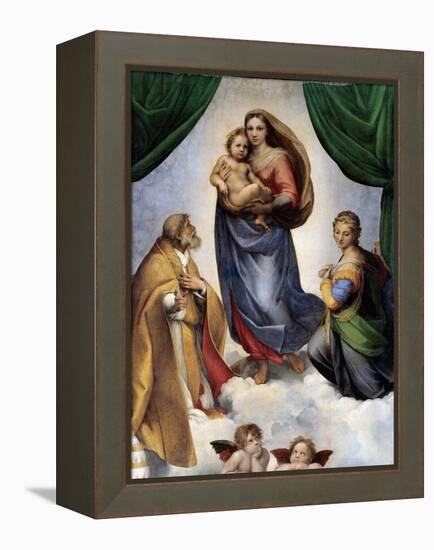 The Sistine Madonna-Raphael-Framed Premier Image Canvas