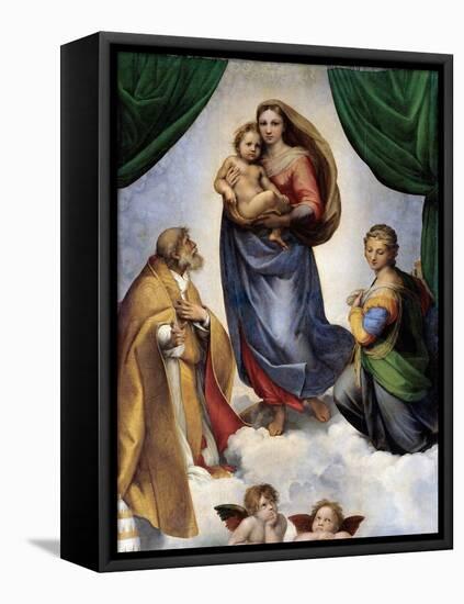 The Sistine Madonna-Raphael-Framed Premier Image Canvas