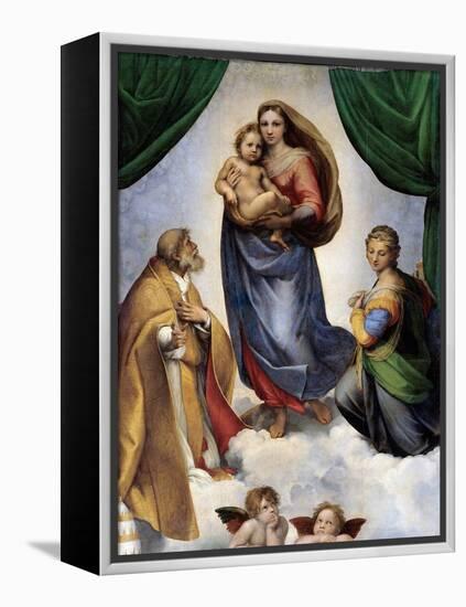 The Sistine Madonna-Raphael-Framed Premier Image Canvas