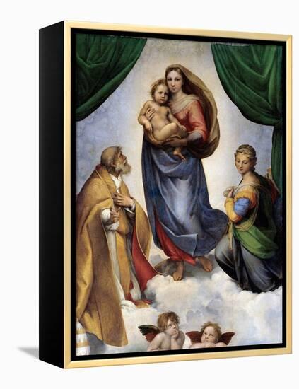 The Sistine Madonna-Raphael-Framed Premier Image Canvas