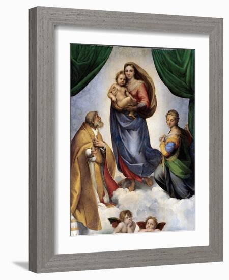 The Sistine Madonna-Raphael-Framed Giclee Print