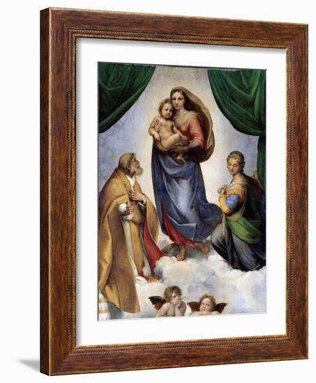 The Sistine Madonna-Raphael-Framed Giclee Print